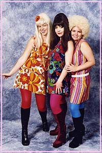 1960's Mini's Dresses Kool 4 Kats Costume hire