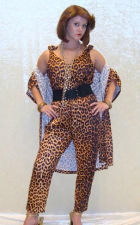 1980's Animal Print Jumpsuit & Jacket Kool 4 Kats