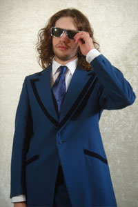 M Royal Blue w. Velvet Trim