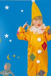 Clown Size 6 - 8 Kool 4 Kats Childrens Costume Hire