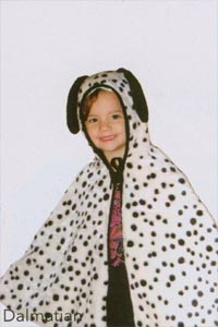 Dalmation Cape Kool 4 Kats Childrens Costume Hire