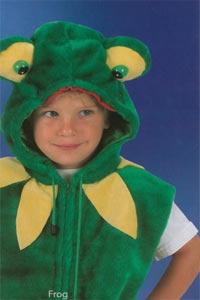 Frog Green Vest Kool 4 Kats Childrens Costume Hire