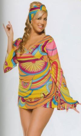 60's 70's GoGo Disco Flower Power Kool 4 Kats Costume Hire