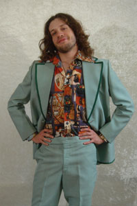 Light Green Funky Retro Suit Kool 4 Kats Costume Hire