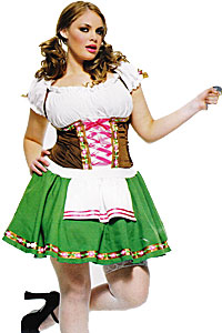 Gretchen German Beer Girl Size 16 - 18 Costume Hire