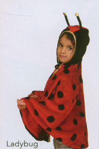 Ladybug Lady Beetle Cape Kool 4 Kats Childrens Costume Hire