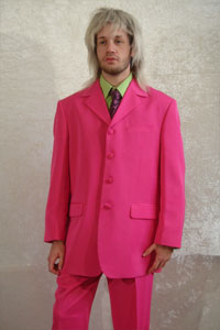 Hot Pink Funky Suit Kool 4 Kats Costume Hire