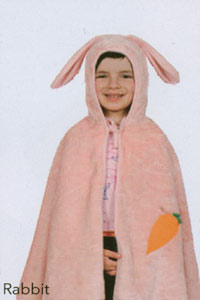 Rabbit Pink Cape Kool 4 Kats Childrens Costume Hire